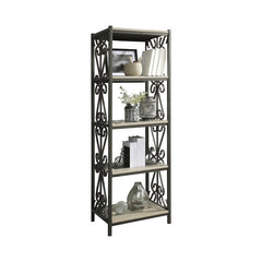 Fairhope Faux Marble Top Side Pier & Bookcase - Ornate Home