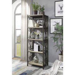 Fairhope Faux Marble Top Side Pier & Bookcase - Ornate Home