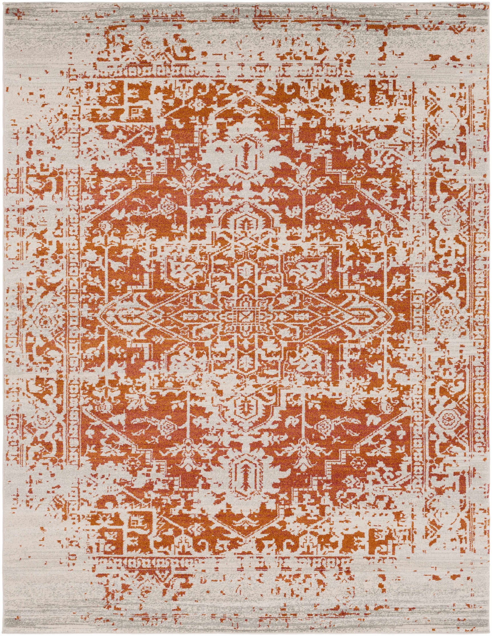 Fairmount Orange Area Rug - Clearance - Ornate Home