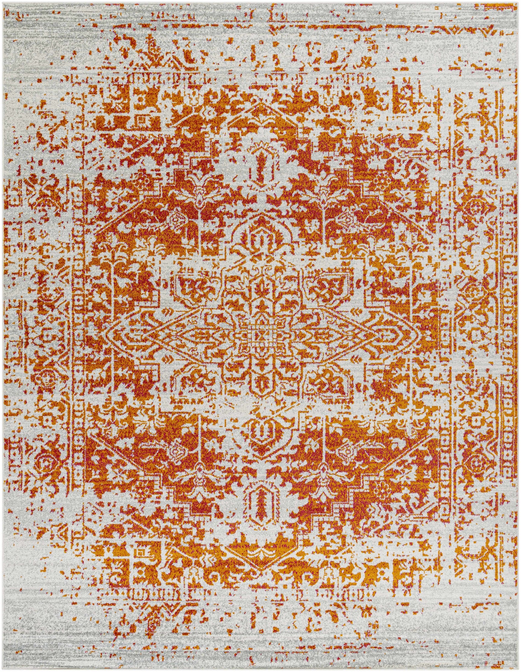 Fairmount Orange Area Rug - Clearance - Ornate Home