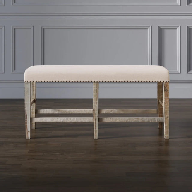 Fairview Ash Backless Counter Bench - Ornate Home