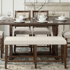 Fairview Ash Backless Dining Bench - Ornate Home