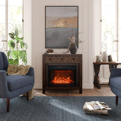 Fairview Oak 32 Fireplace - Ornate Home