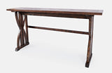 Fairview Oak 4pc Sofa Console Set - Ornate Home