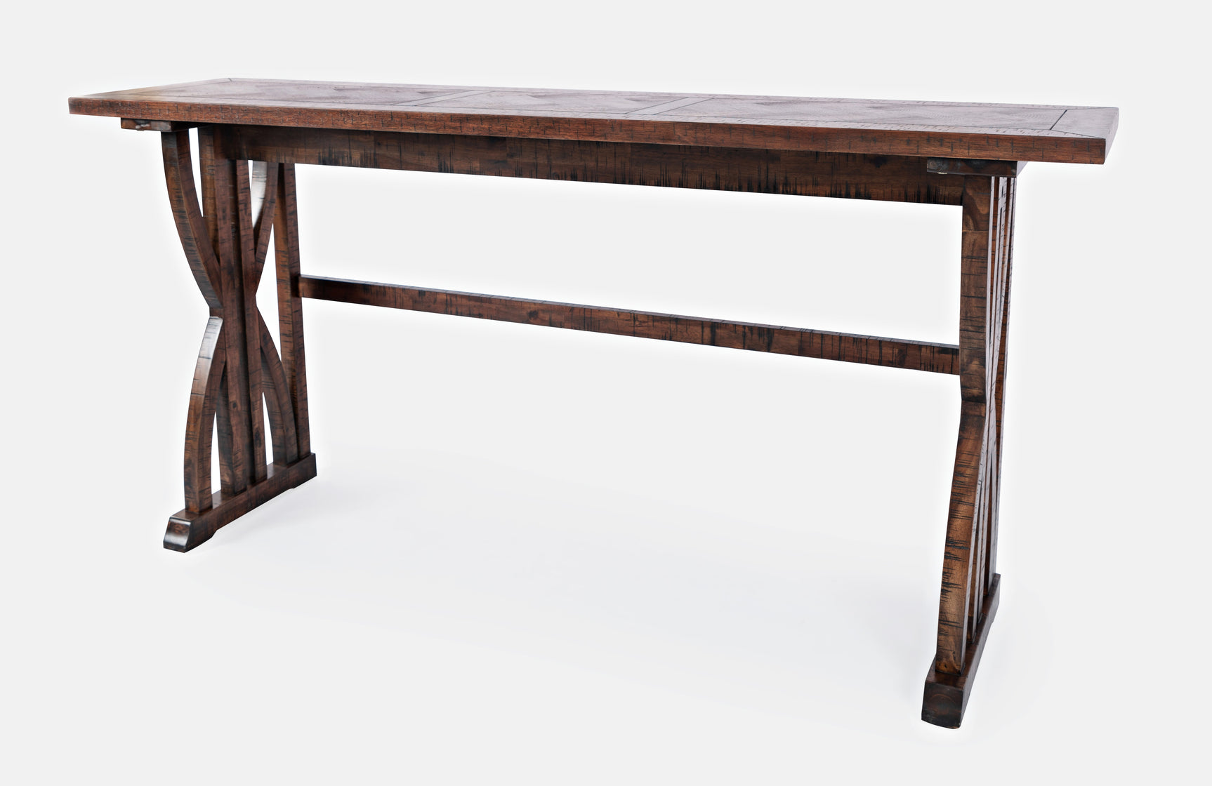 Fairview Oak 4pc Sofa Console Set - Ornate Home