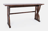 Fairview Oak 4pc Sofa Console Set - Ornate Home