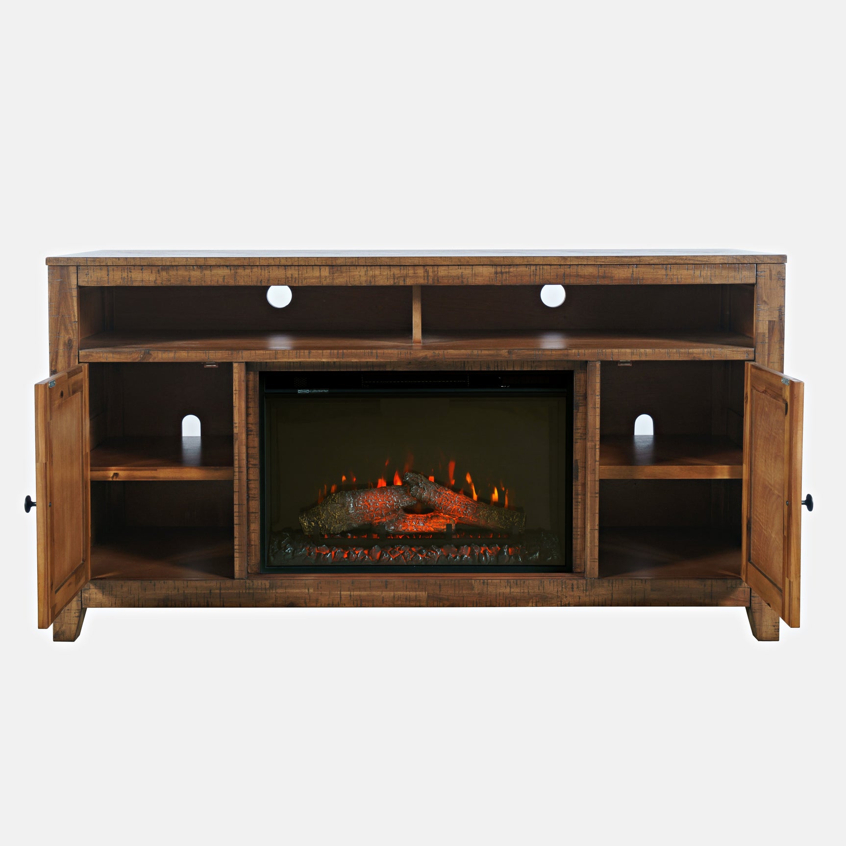 Fairview Oak 60 Fireplace w/ Logset - Ornate Home