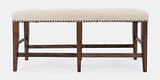 Fairview Oak Backless Counter Bench - Ornate Home