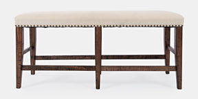 Fairview Oak Backless Counter Bench - Ornate Home