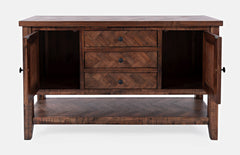 Fairview Oak Server - Ornate Home