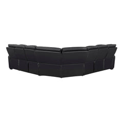 Fairway Black 3-Piece Power Reclining Sectional - Ornate Home