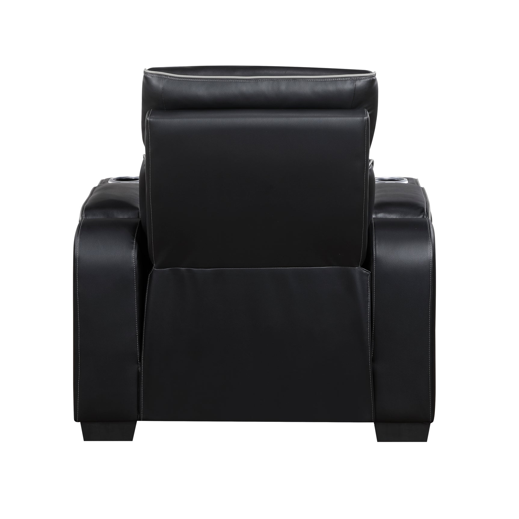 Fairway Black Power Reclining Chair - Ornate Home