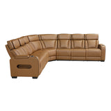 Fairway Brown 3-Piece Power Reclining Sectional - Ornate Home