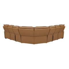 Fairway Brown 3-Piece Power Reclining Sectional - Ornate Home