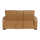 Fairway Brown Power Double Reclining Loveseat - Ornate Home
