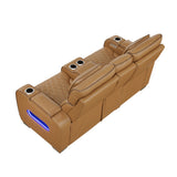 Fairway Brown Power Double Reclining Loveseat - Ornate Home