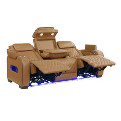 Fairway Brown Power Double Reclining Sofa - Ornate Home