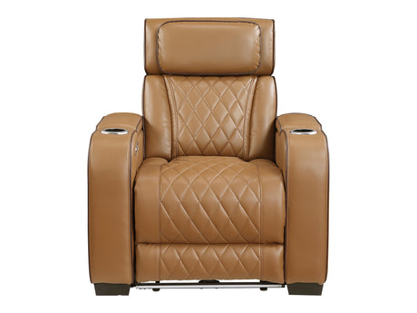 Fairway Brown Power Reclining Chair - Ornate Home