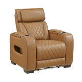 Fairway Brown Power Reclining Chair - Ornate Home