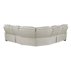 Fairway Taupe 3-Pc Power Reclining Sectional - Ornate Home