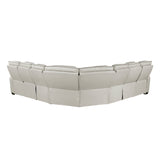 Fairway Taupe 3-Piece Power Reclining Sectional - Ornate Home