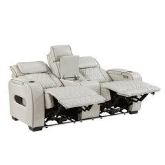 Fairway Taupe Power Double Reclining Loveseat - Ornate Home
