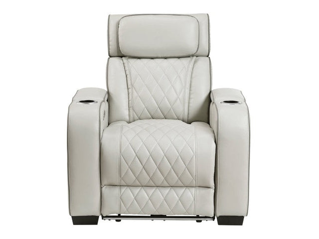 Fairway Taupe Power Reclining Chair - Ornate Home