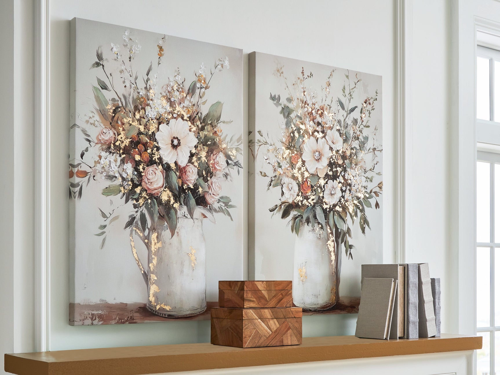 Faisaldon Multi Wall Art Set (Set of 2) (Online Special Price) - Ornate Home