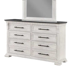 Faith Antique White Dresser - Ornate Home