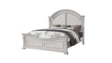 Faith Antique White King Bed - Ornate Home