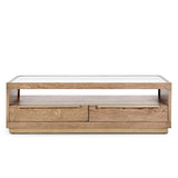 Fallbook Brown Coffee Table - Ornate Home