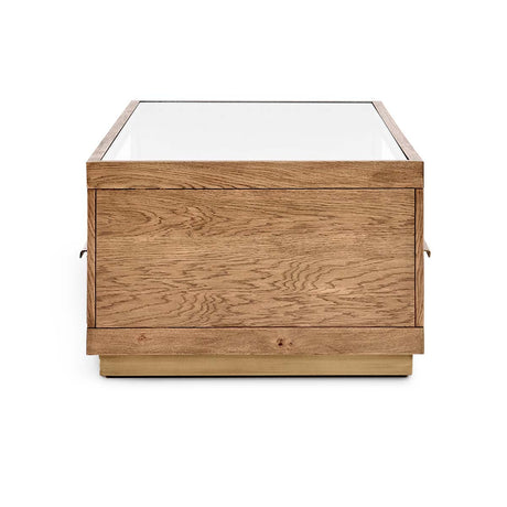 Fallbook Brown Coffee Table - Ornate Home