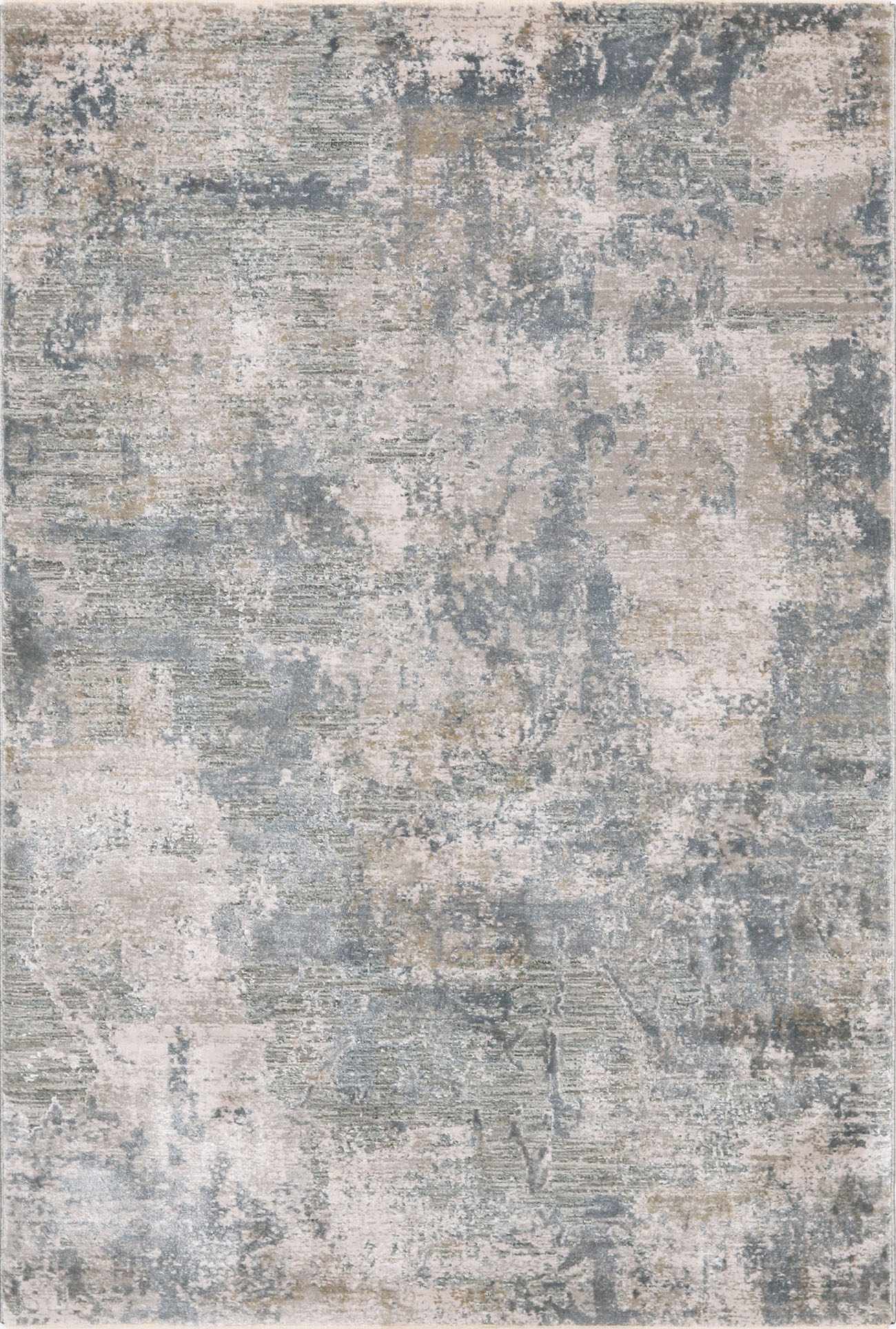 Fallin Gray Abstract Striped Luxe Rug - Ornate Home