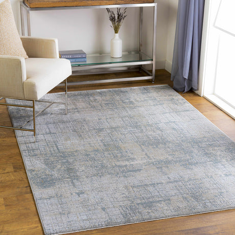 Fallin Gray Abstract Striped Luxe Rug - Ornate Home