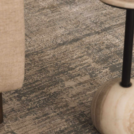 Fallin Gray Abstract Striped Luxe Rug - Ornate Home