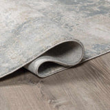 Fallin Gray Abstract Striped Luxe Rug - Ornate Home