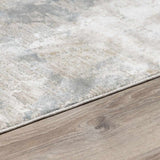 Fallin Gray Abstract Striped Luxe Rug - Ornate Home