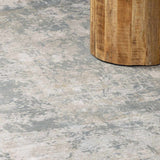 Fallin Gray Abstract Striped Luxe Rug - Ornate Home