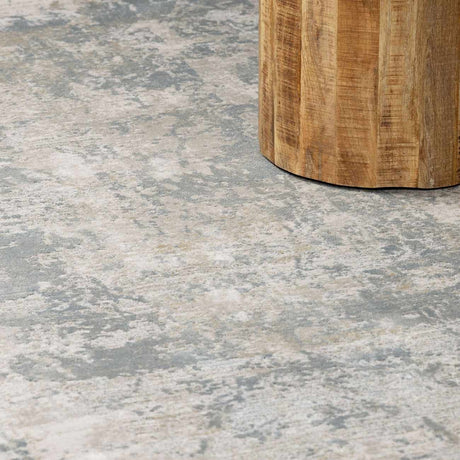 Fallin Gray Abstract Striped Luxe Rug - Ornate Home