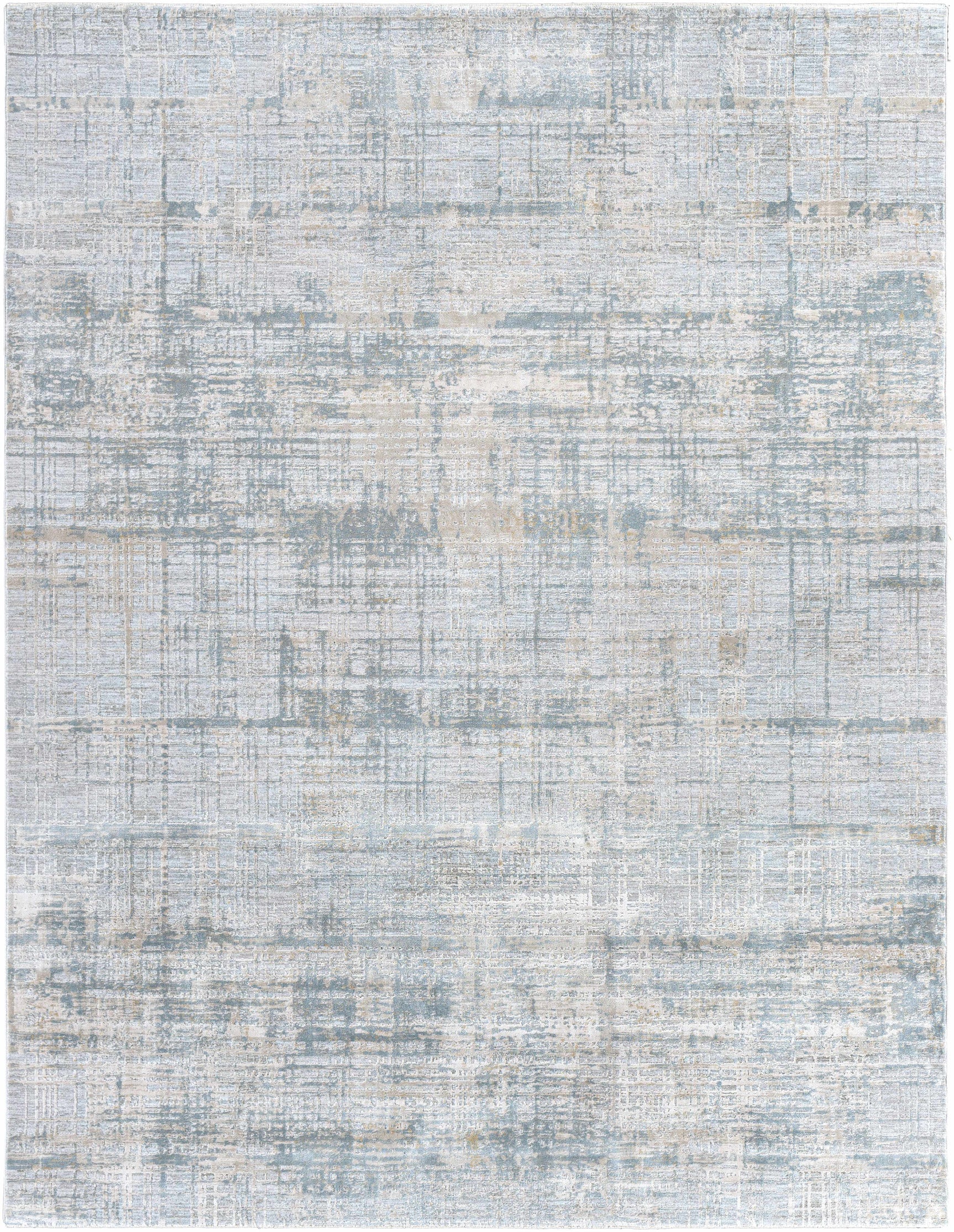 Fallin Gray Abstract Striped Luxe Rug - Ornate Home