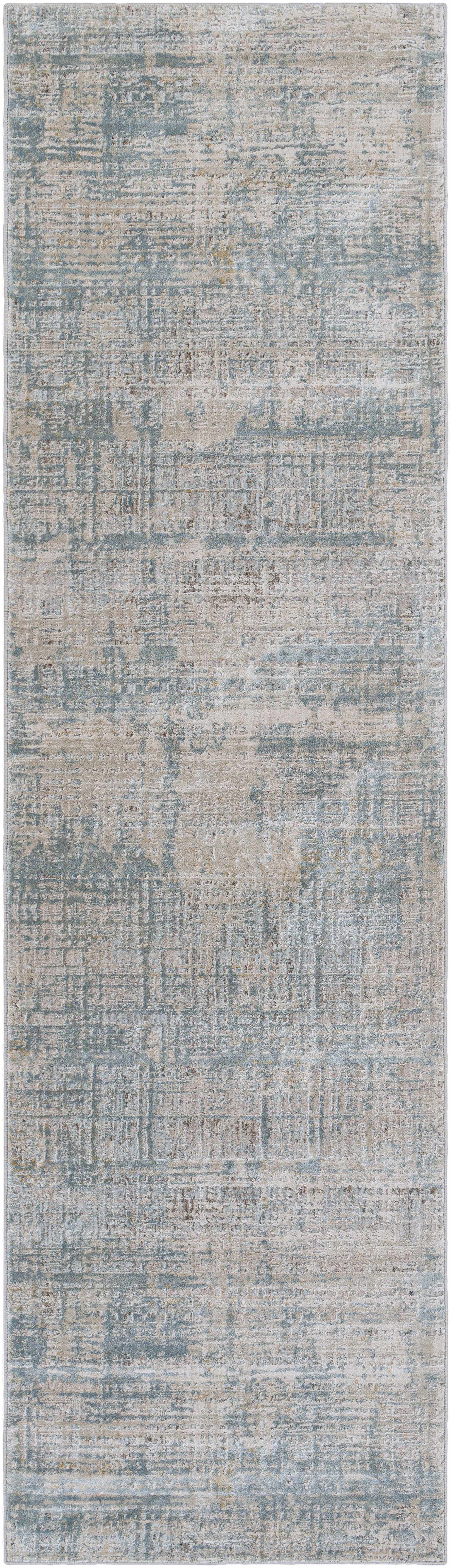 Fallin Gray Thick Luxe Abstract Striped Rug - Ornate Home