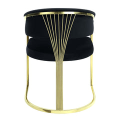 Fallon Black Side Chair - Ornate Home