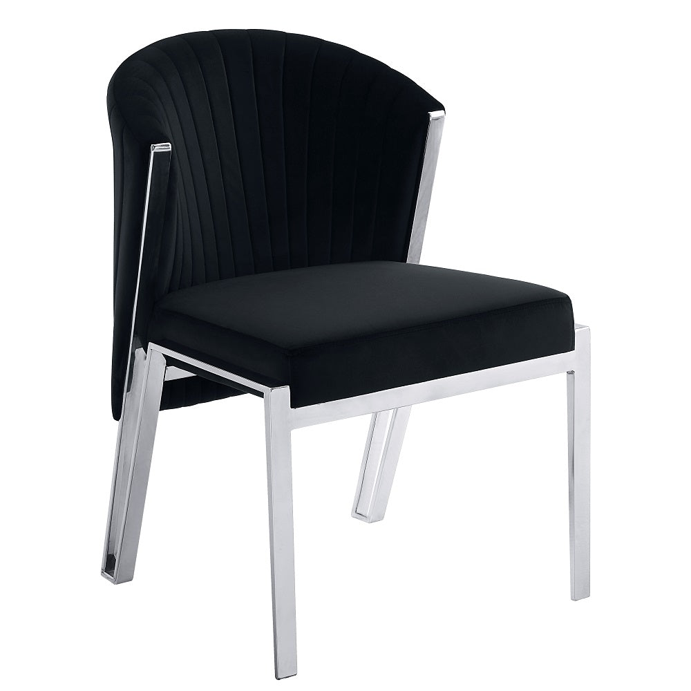 Fallon Black Side Chair (Set of 2) - Ornate Home