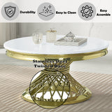 Fallon Gold Coffee Table - Ornate Home