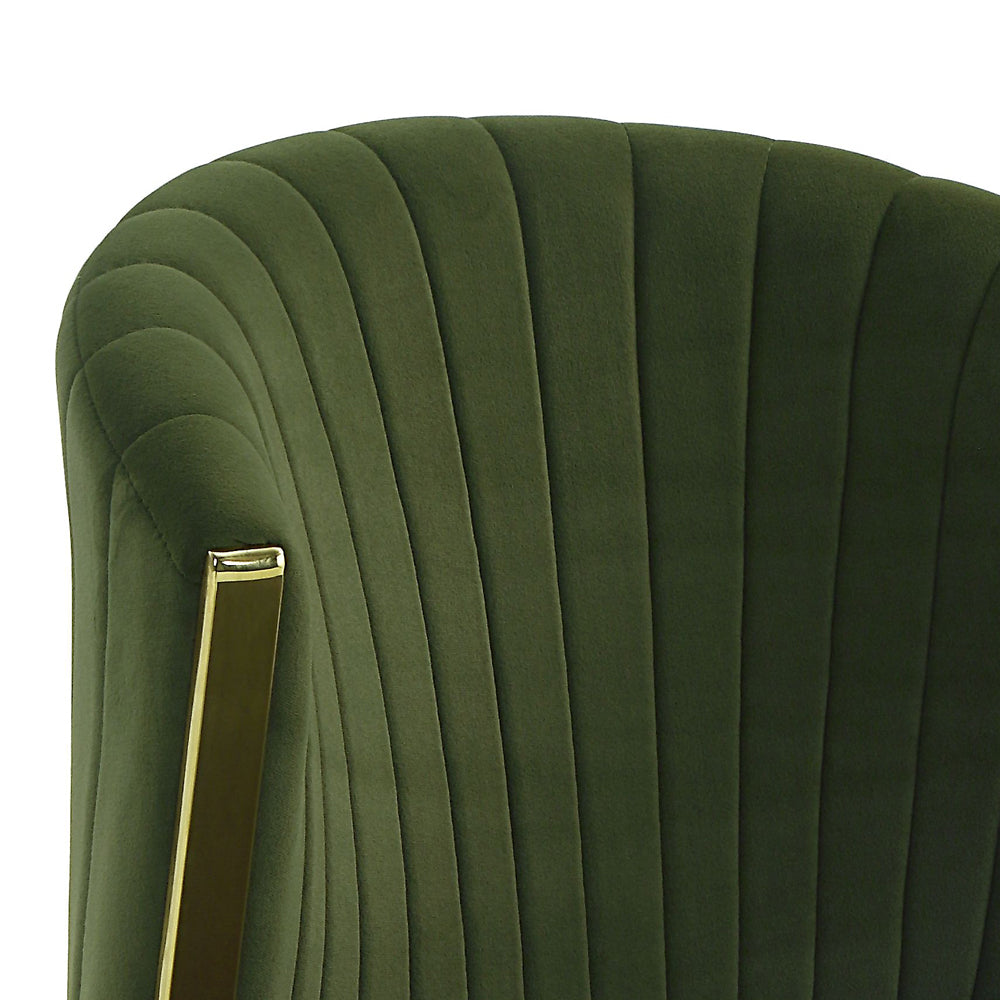 Fallon Green Side Chair (Set of 2) - Ornate Home