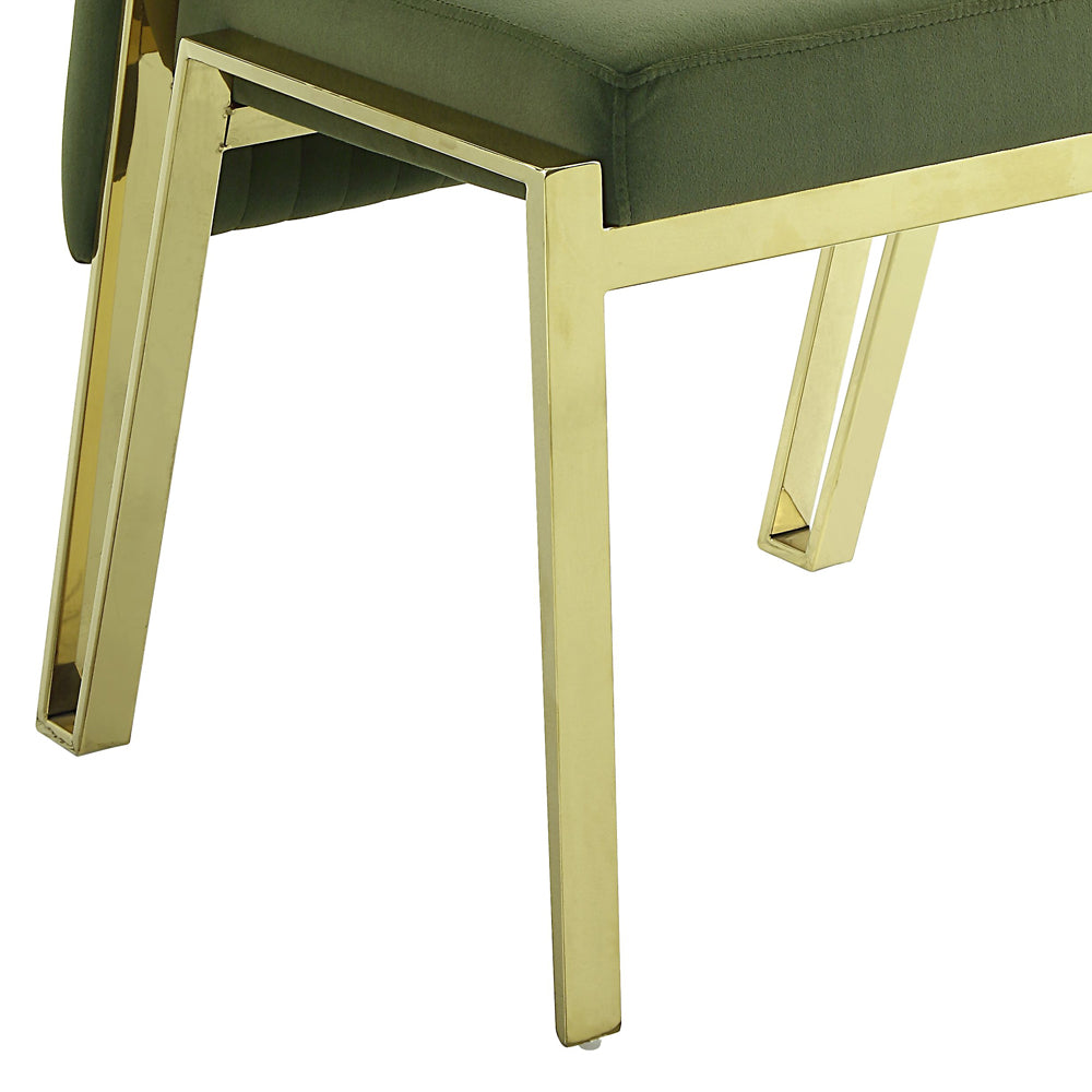 Fallon Green Side Chair (Set of 2) - Ornate Home