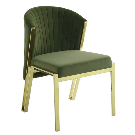 Fallon Green Side Chair (Set of 2) - Ornate Home