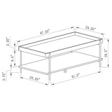 Fallon Natural 3-piece Rectangular Coffee and End Table Set - Ornate Home