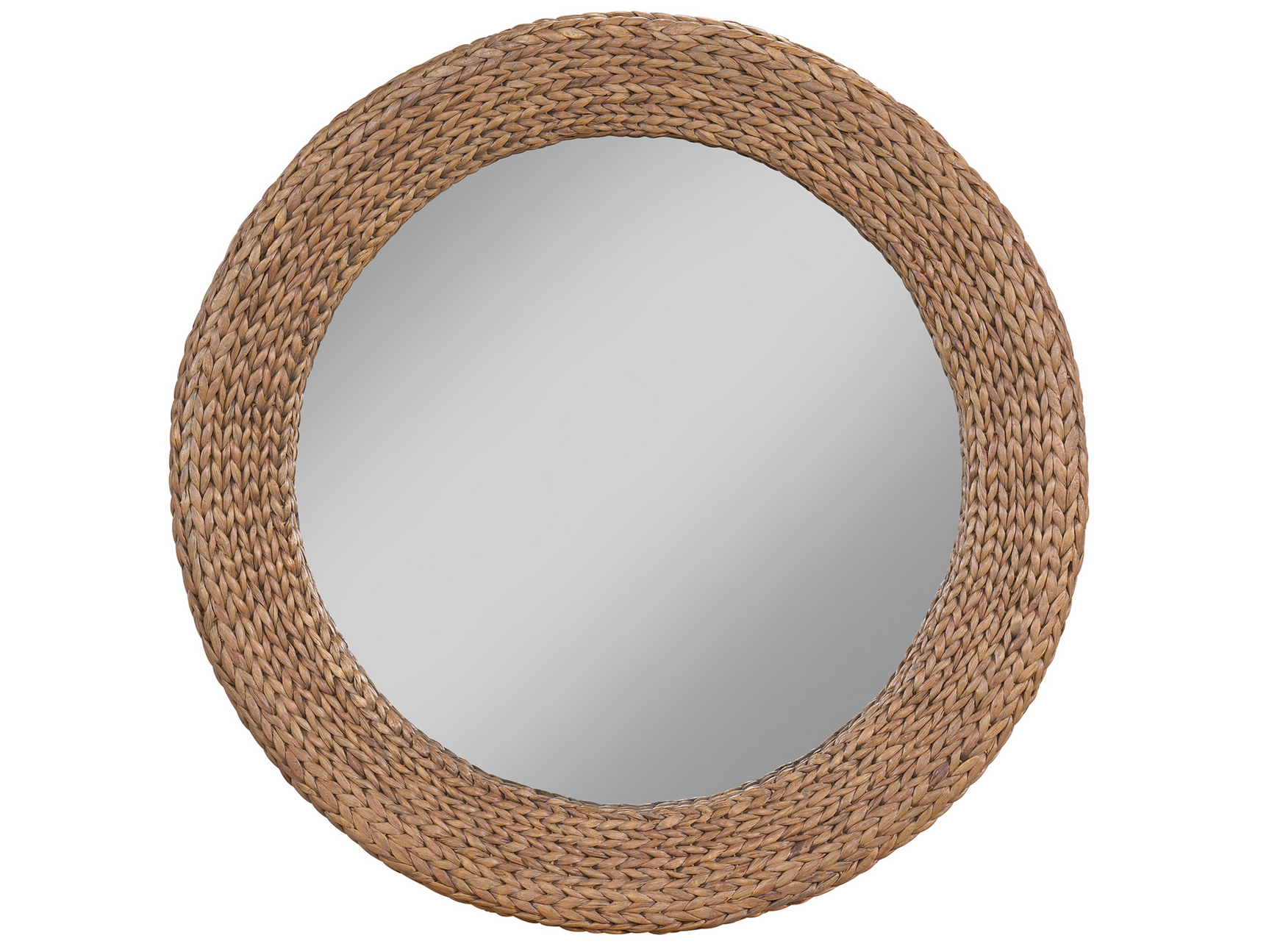 Fallon Wheat Round Mirror - Ornate Home