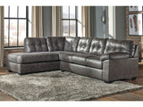 Fallston Slate 2-Piece Sectional with Chaise - Ornate Home